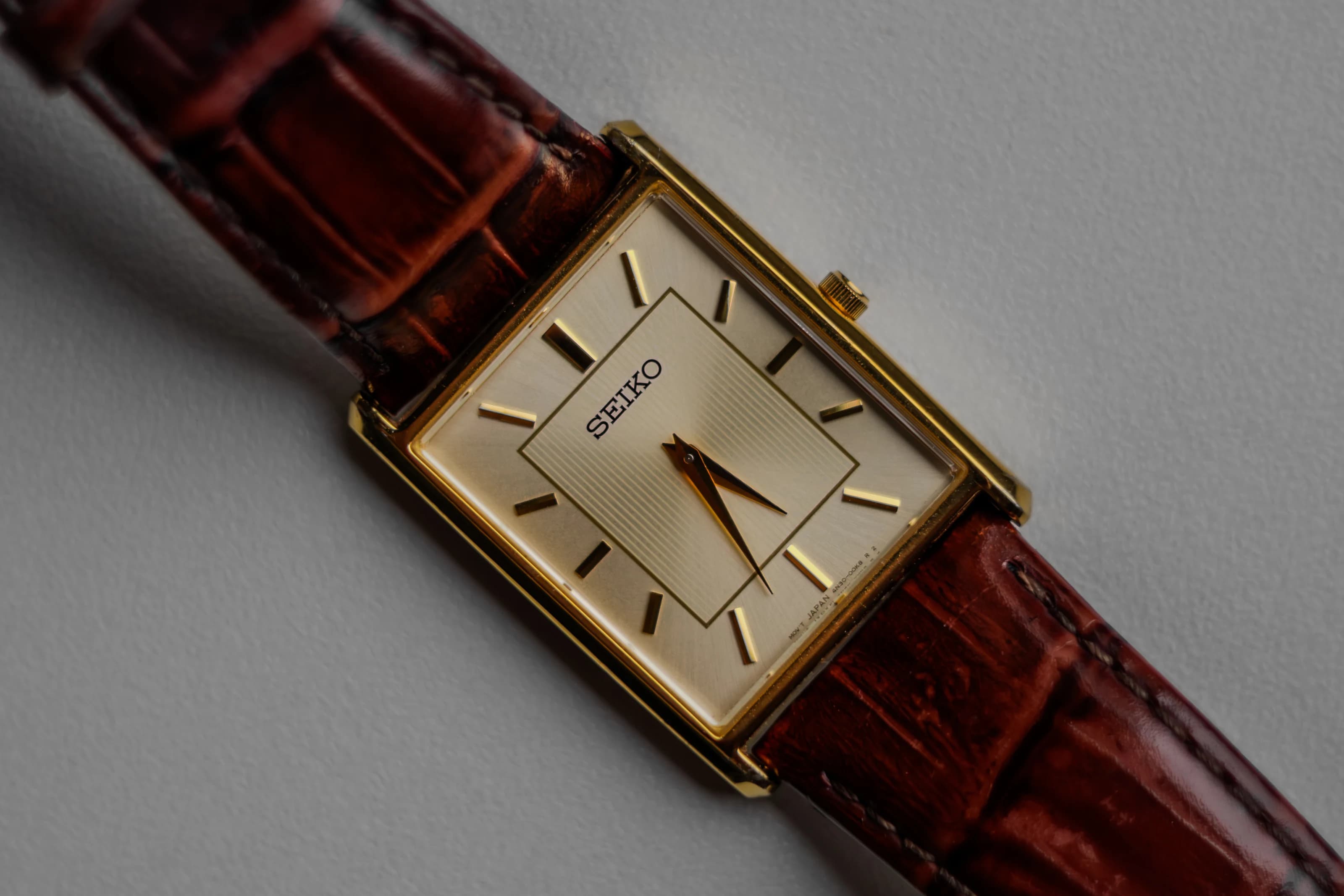 Seiko Vintage за сравнение преди и след denoise обработка преди обработка